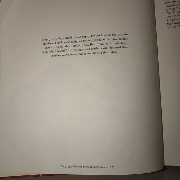 Vintage 1969 Whitman Come To My Birthday Party Book Donkey Party Game - Picture 6 of 16